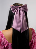 Lazo Maxi de Seda Lila