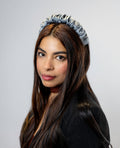 Diadema Fruncida Gris