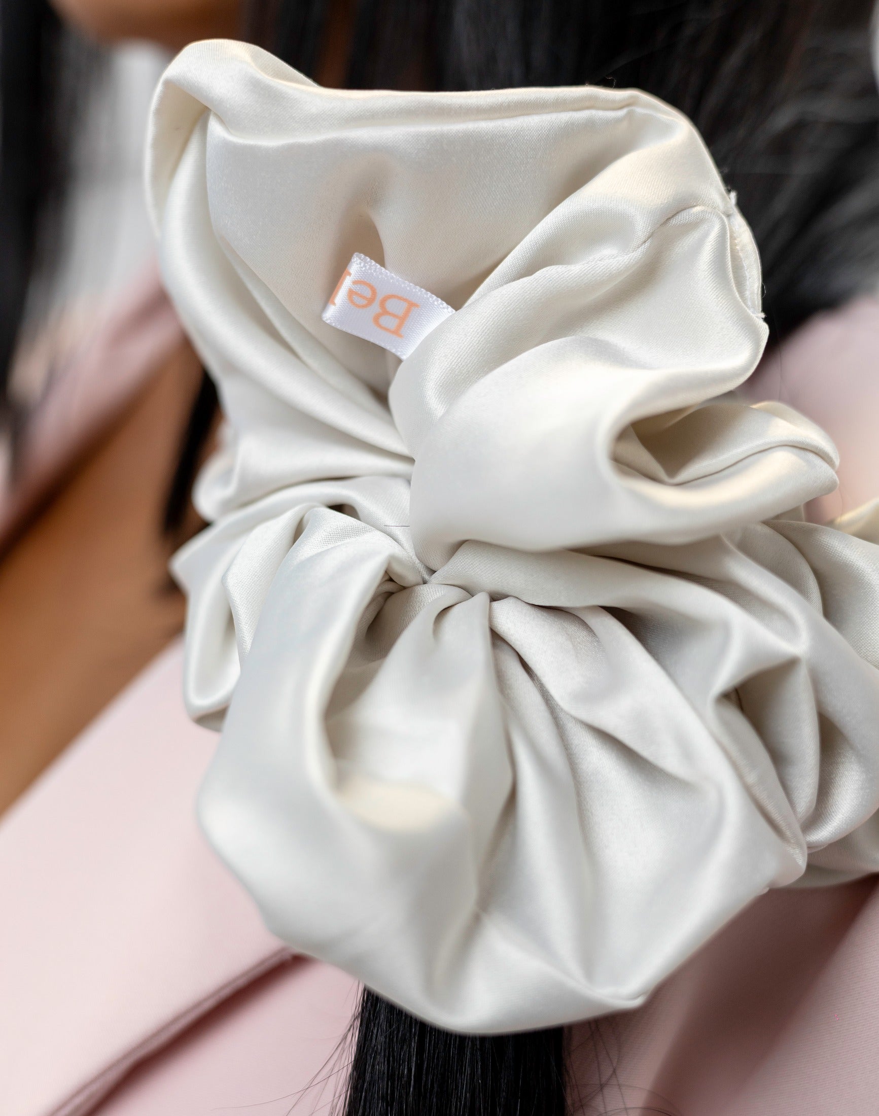 Scrunchie Maxi Blanco
