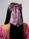 Lazo Maxi de Seda Lila